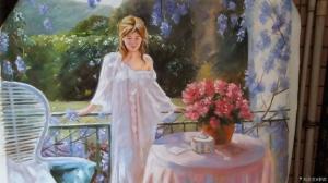 艺术品图片：艺术家黎群油画作品名称《郊外》价格400.00 元