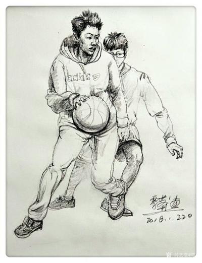 覃莽日记-我的速写作品欣赏:
本人注重主次、虚实、浓淡、疏密等变化，力求画得轻松、随意、【图5】