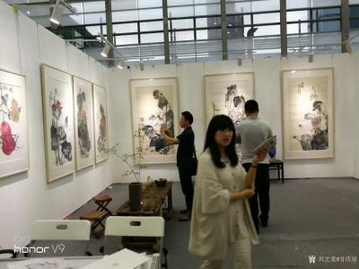 甘庆琼荣誉-深圳会展中心《甘庆琼中国画作品展》第一天，感谢各界朋友和同行前来捧场，感谢媒体的【图2】