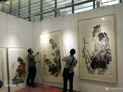 甘庆琼荣誉-深圳会展中心《甘庆琼中国画作品展》第一天，感谢各界朋友和同行前来捧场，感谢媒体的【图6】