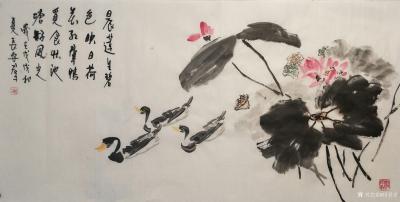 田君才日记-一组国画大写意荷花,【图13】