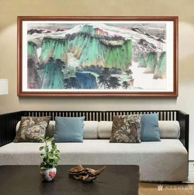 徐建清日记-人靠衣装马靠鞍，三分人才七分打扮，咱家姑娘打扮一下，也很精神。国画《春风得意冠群【图1】