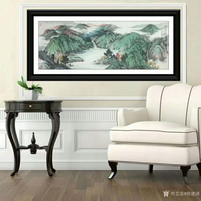 徐建清日记-人靠衣装马靠鞍，三分人才七分打扮，咱家姑娘打扮一下，也很精神。国画《春风得意冠群【图5】