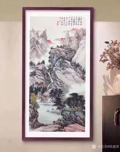 徐建清日记-人靠衣装马靠鞍，三分人才七分打扮，咱家姑娘打扮一下，也很精神。国画《春风得意冠群【图6】