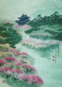 马曙光国画作品《春遊梅花山》议价