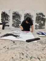 艺术家叶仲桥生活:5月11日到北京宋庄画家村参观学习交流，拜访国画大师黄智程先【图5】