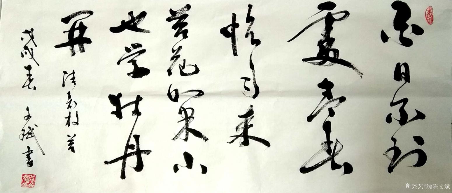 陈文斌书法作品《袁枚《苔》》