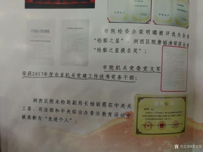 党文军荣誉-培养高雅的爱好与追求，塑造正能量的品行，画风如作风。做平凡的自己，走平凡的路！“【图4】