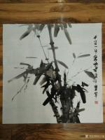艺术家王三宝日记:三宝画竹，国画《竹报平安》《雅韵》《竹韵》尺寸60*60cm【图3】
