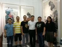 艺术家甘庆琼荣誉:深圳《甘庆琼中国画作品展》第三天，迎来人流高峰，观展者、媒体【图3】