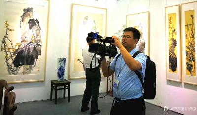 甘庆琼荣誉-深圳《甘庆琼中国画作品展》第三天，迎来人流高峰，观展者、媒体、寻求合作的艺术机构【图5】