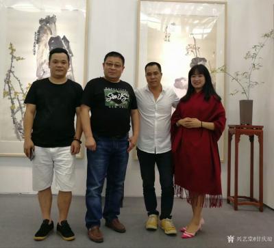 甘庆琼荣誉-深圳《甘庆琼中国画作品展》第三天，迎来人流高峰，观展者、媒体、寻求合作的艺术机构【图7】