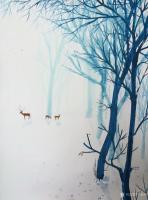 艺术家王征明日记:有关形式和内涵：中国画是讲内涵的。不同形式的国画其形式核心各【图1】