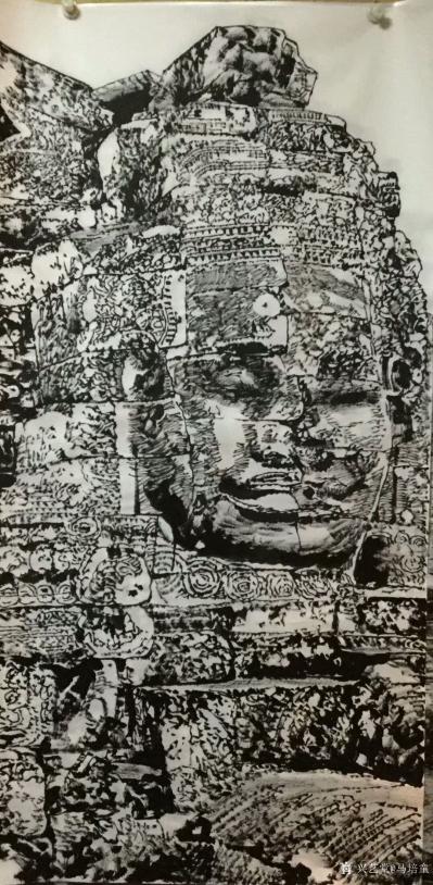 马培童日记-十四，“我爱上吴哥，走近佛陀”
  自从我爱上了吴哥窟，画吴哥窟，走近佛陀，是【图4】