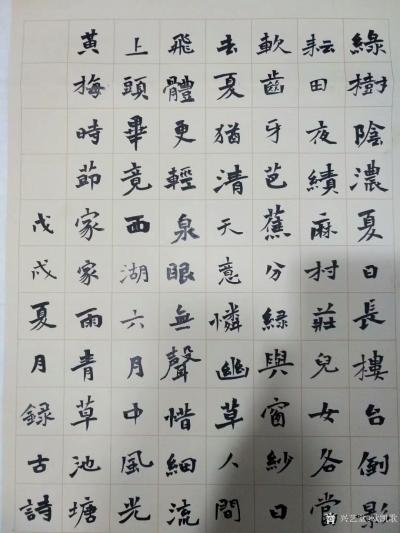 欧凯歌日记-閑坐燈前勤練筆，免得床上打呼噜！
欧凯哥戊戍夏月录古诗七首于长沙。
“绿树【图4】