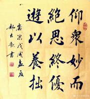 艺术家郭大凯日记:大凯书法《有足春随惠风至无怀人合盛时生》，《仰众妙而绝思，终【图1】