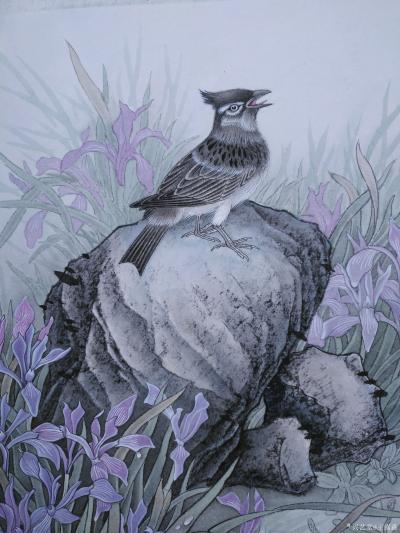 王嵩淼日记-《晨曲》马兰花，马兰花，风吹雨打都不怕，勤劳的人儿在说话，请你马上就开花。【图2】