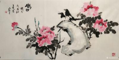 田君才日记-一组国画大写意荷花,【图18】