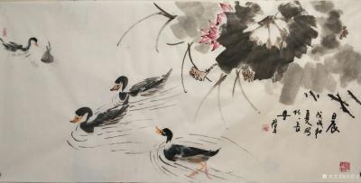 田君才日记-一组国画大写意荷花,【图21】