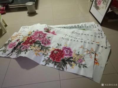 王长泉日记-又是20张牡丹图。。不停地忙活。。几乎没有一点属于自己的时间。。。痛苦并快乐着【图1】