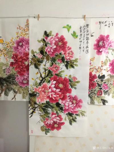 王长泉日记-又是20张牡丹图。。不停地忙活。。几乎没有一点属于自己的时间。。。痛苦并快乐着【图2】