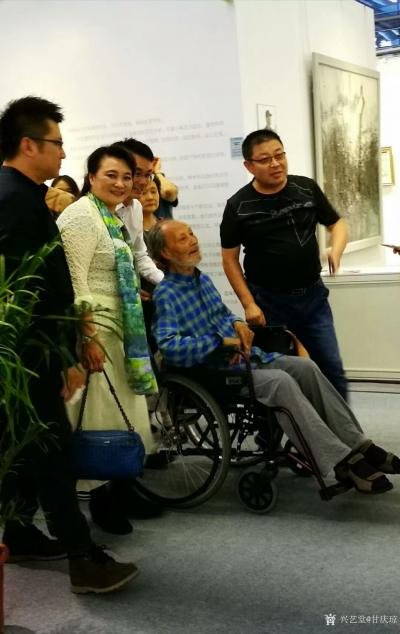 甘庆琼日记-深圳*《甘庆琼中国画作品展》期间，老前辈王子武先生，深圳美协主席、关山月美术馆馆【图2】