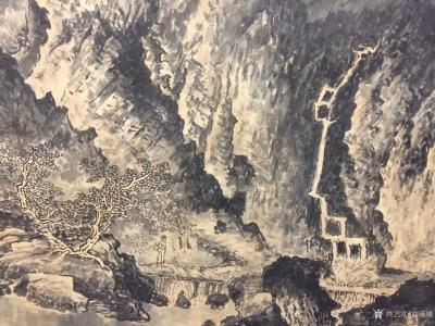 刘应雄日记-不忘初心——刘应雄早期研习的仿古山水作品；仿北宋大家范宽《溪山行旅图，仿北宋大家【图8】