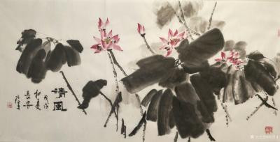 田君才日记-一组国画大写意荷花,【图25】