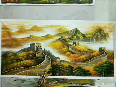 黎群日记-最近为客户完成的风景油画作品，有乡村美景，有梦幻仙境，可指定绘制，可来图订制。【图6】