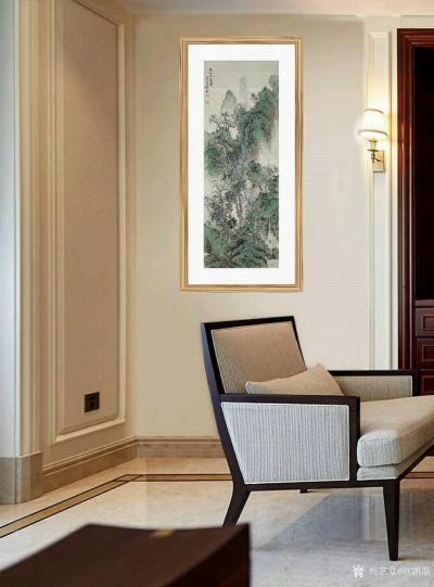 欧凯歌日记-《春山清音》129×48cm【图4】