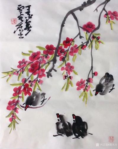 龚光万日记-国画花鸟画，回望曾经的作品，小《鸡》系列，7幅，供大家欣赏【图6】