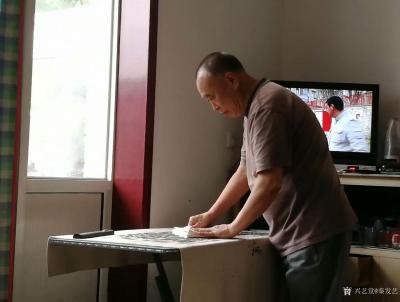 秦发艺生活-在老家，为老家人写字。老家人求字，尤其是本村的，本院的，必须有求必应……必须的…【图2】