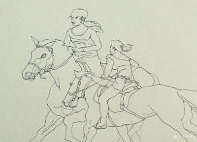 魏杰日记-我的人物素描画，敬请欣赏【图3】