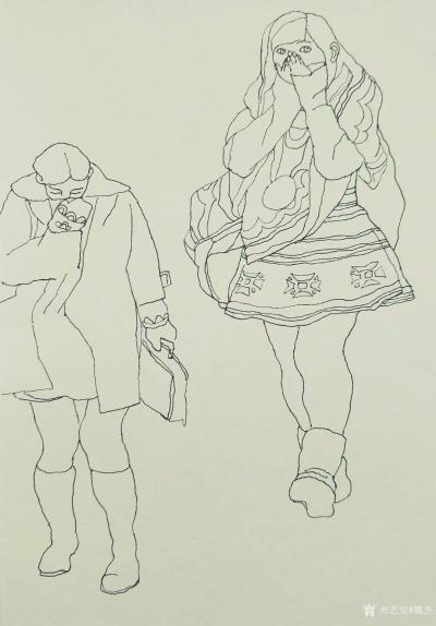 魏杰日记-我的人物素描画，敬请欣赏【图5】