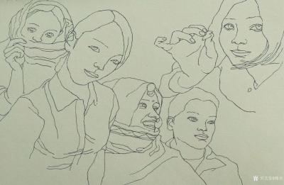 魏杰日记-我的人物素描画，敬请欣赏【图6】
