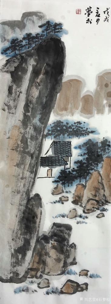 石梦松日记-国画动物画《螃蟹》，横行之物祸患多，人亦如是。下雨天，情绪不高，画点小画。【图2】