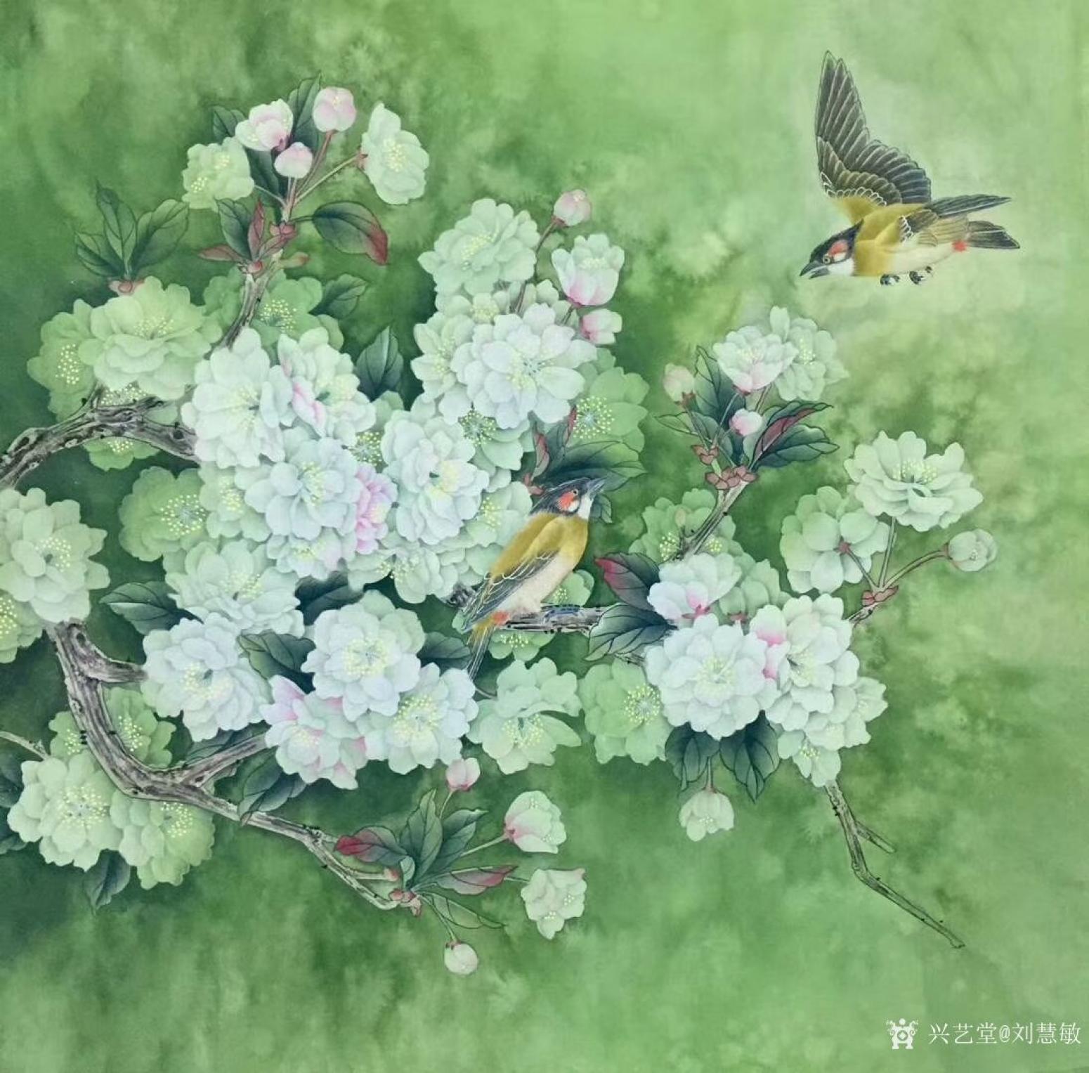 刘慧敏国画作品《清夏》【图1】