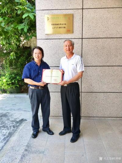 叶仲桥荣誉-今天吉日吉时、中国国画院副院长、中国国画院岭南分院院长王维星先生前来为云浮写生创【图5】