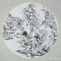 艺术家欧凯歌日记:国画山水画小品《秋声》《翠嶺飞瀑图》
还不发张画，别人以为【图2】