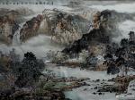 高勇利日志-国画山水画《座攬清暉萬川月，胸懷和氣四時春》
尺寸：小六尺【图3】