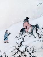 艺术家李亚南日记:雪山行旅图【图1】