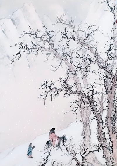 李亚南日记-雪山行旅图【图5】