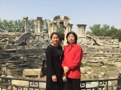 马培童日记-十八，到大自然中去写生，追求最高艺术境界
    到北京园明圆，去大自然去写生【图2】