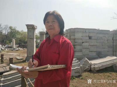 马培童日记-十八，到大自然中去写生，追求最高艺术境界
    到北京园明圆，去大自然去写生【图4】