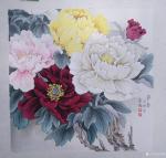 王嵩淼日志-牡丹！《争春》在公园里看到上下左右的牡丹，你挨着我，我衬托着【图1】