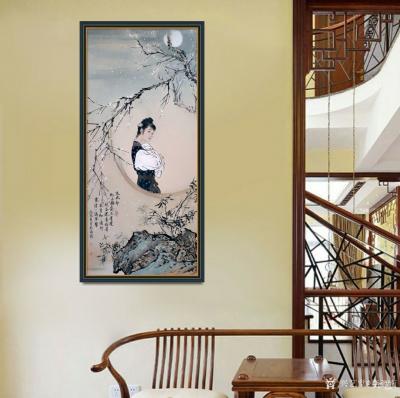 李亚南日记-月下赏梅图【图1】