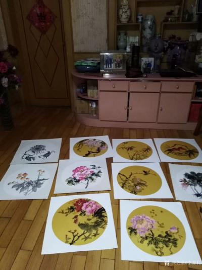 李青利日记-一批国画花鸟小品订单完美绘制结束，这个画案半月不用，收拾东西出去转转【图1】