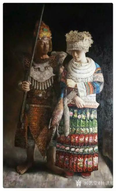 杨洪顺日记-我把青春全涂抹到油画布上去了，不做快餐文化，坚持工匠精神，继续深入修改。好的绘画【图1】