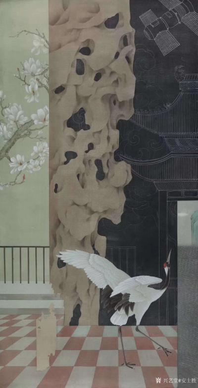 安士胜生活-西青区书画创研班上课继续进行中，今天请到的是著名工笔画家、国展高手、职业画家张发【图5】