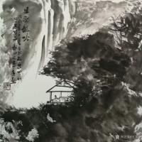 艺术家王东华日记:这几天的作品，请正之
书法扇面《清气如兰》《数风流人物还看【图4】